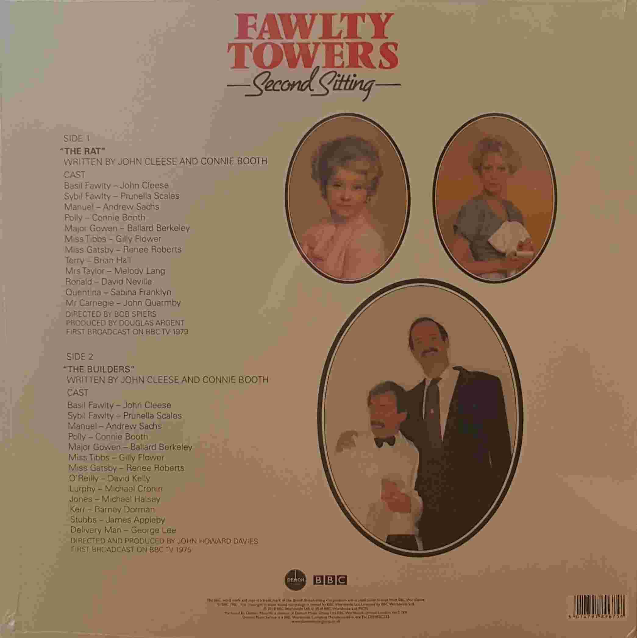 Picture of DEMREC 255 Fawlty Towers - Second sitting - Record Store Day 2018 by artist John Cleese / Connie Booth from the BBC records and Tapes library